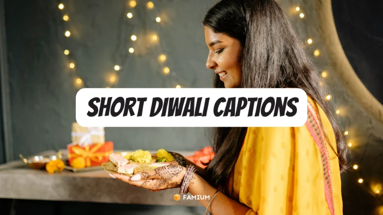 Short Diwali Captions for Instagram